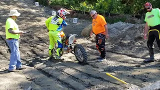 HONDA CR500 VS HARLEY DAVIDSON XR750 VS KX500 PRO HILL CLIMB AT MONSON MASS