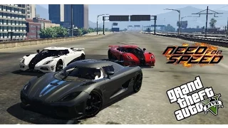 GTA 5 - Need For Speed Movie - Koenigsegg Agera R Race - (Machinima)