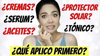 ¿QUÉ SE APLICA PRIMERO? PROTECTOR SOLAR, CREMA, SERUM, TÓNICO?? | MARIEBELLE COSMETICS