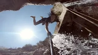 Cliff jumping - a typical RORY KRAMER video (Rindge Dam, Malibu)