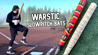 Hitting with the new WARSTIC Bonesaber & Suntank | USSSA-240 Slowpitch Softball Bat Review