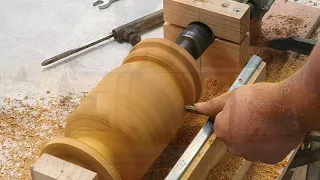 USE Hand Drill Lathe| DIY Hyacinth with Homemade Lathe