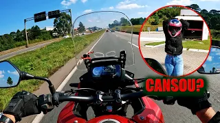 CB500X CANSA MUITO NA VIAGEM? ACELERANDO PARA CHEGAR LOGO - VIAGEM DE CB500X PARA BOMBINHAS/SC - Ep9