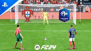 FC 24 | Ronaldo vs Mbappe | Portugal vs France | Penalty Shootout - PS5 Gameplay