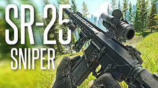 SURVIVING THE RESERVE WITH THE SR-25 - Escape From Tarkov Gameplay