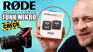 🔴NEUHEIT ! RODE WIRELESS GO  FUNK MIKROFON "TEST DEUTSCH"