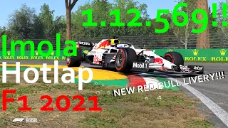 F1 2021 IMOLA HOTLAP WITH NEW RED BULL (1.15.569)