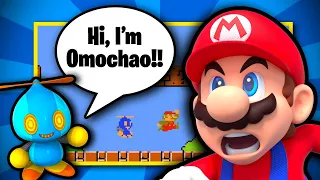 Omochao in Super Mario Bros. is Hilarious!