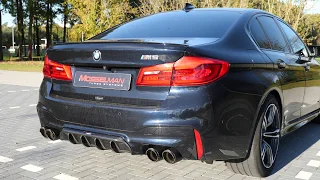 BMW M5 F90 with AKRAPOVIC EXHAUST