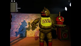 Playing Fnaf in Roblox