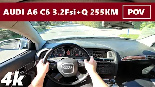 Audi A6 C6 (2005) 3.2FSI 255KM Quattro POV Drive Test & Acceleration | Fuel Consumption | 4K #69