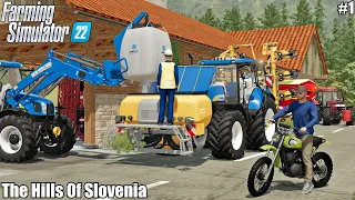 Soil preapartion for WHEAT sowing and Buying SHEEPS│The Hills Of Slovenia│FS 22│ Timelapse 1