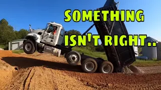 Small Road Job for Grandma Turns Into A Joy Ride In A Dump Truck For Grandma!