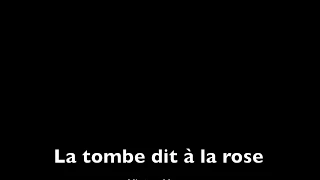 "La tombe dit à la rose" de Victor Hugo : lecture