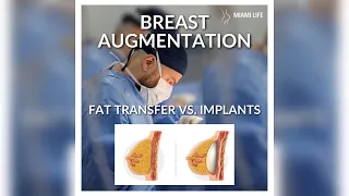 Breast augmentation. Fat Graft vs.Implants