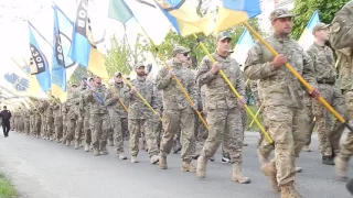 Марш Батальона АЗОВ 05.05.2017 г. Бердянск.