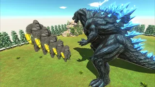 Which level of upgraded King Kong can defeat Godzilla Earth ? - Animal Revolt Battle Simulator