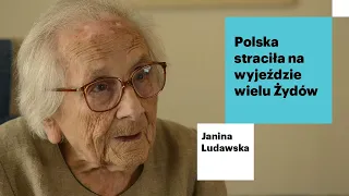 Polska na wyjeździe wielu Żydów straciła. Janina Ludawska o emigracji i antysemityzmie
