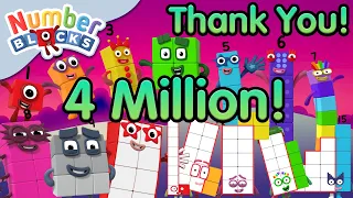 @Numberblocks- Thank You for 4 Million Subscribers!!! 🥳🎉