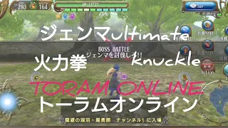 2024年5月16日/Toram Online トーラムオンラインを遊ぶ ～火力拳で遊ぶ‼️ジェンマultimate討伐❗