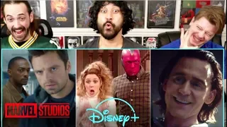 Marvel Disney+  "BIG GAME" SPOT (WandaVision, Falcon And The Winter Soldier, & Loki) REACTION!!!