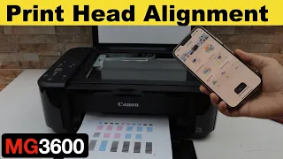 Canon Pixma MG3600 Printhead Alignment !!