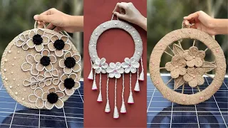 DIY 3 Jute Wall Hanging Craft Ideas | Best Collection Of Jute Craft  | Home Decorating Idea Handmade