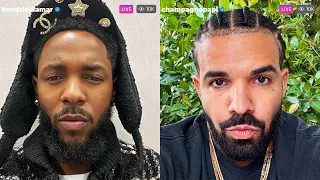 Kendrick Lamar Responds To NEW Drake Diss On IG Live