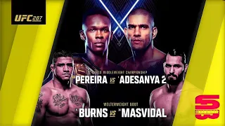 🔴 PEREIRA vs ADESANYA 2 / BURNS vs MASVIDAL | UFC 287 | LIVE REACTION INDONESIAN COMMENTARY