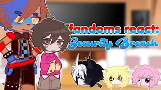 ✦•····• fandoms react: Security Breach // 4/6 // gacha club