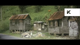 1960s St Lucia, Caribbean, Local People, Market,16mm Colour Home Movies