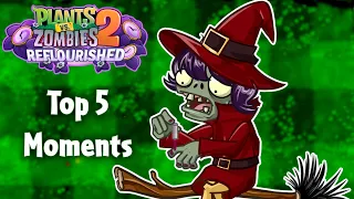 Top 5 moments Plants vs. Zombies 2 Reflourished