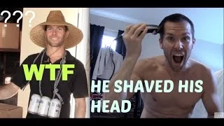 WTF!!! HE SHAVED HIS HEAD??? (VLOG)