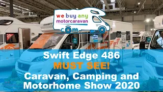 Swift Edge 486 Walk Around - Caravan, Camping & Motorhome Show 2020 MUST SEE!