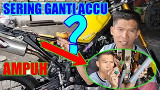 TRICK AMPUH MENGATASI ACCU SERING GANTI ATAU TEKOR & SOAK