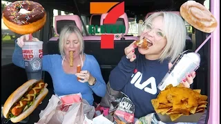 7 ELEVEN EATING SHOW WITH MY MOM! (MUKBANG IN PINK G WAGON)