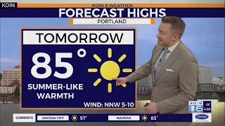 Warmer summer-like heat returns to Portland