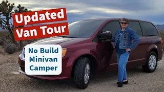 "No Build"Minivan Camper•Van Tour• Dodge Grand Caravan • Vanlife