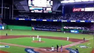 Erick Aybar's game winning HIT!! World Baseball Classic...D.R. vs. USA