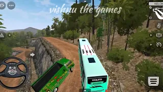 New luxury AC Volvo bus and dangerous hill Off road driving 😱🚍