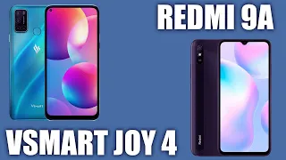 VSMART Joy 4 vs Xiaomi Redmi 9A. Вьетнамский Халк крушить, шатать! Битва бюджетников. Сравнение.