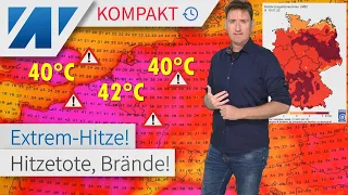 40 Grad: tödliche Hitzewelle erreicht Deutschland: über 1000 Hitzetote im Süden! 🥵 Hitzewarnung!