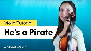 He's a Pirate from Pirates Of The Caribbean Violin Tutorial