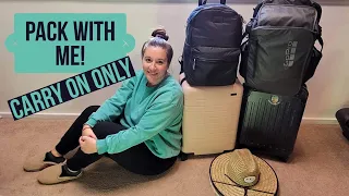 Pack with me! Carry on only | All inclusive resort