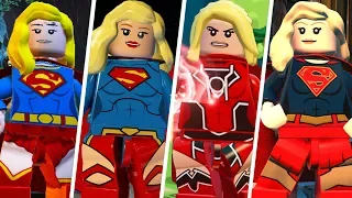 Supergirl Evolution in LEGO Videogames (w/All DLC)