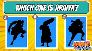 Guess Naruto Characters From Their Shadows🍥anime quiz from naruto shippuden!
