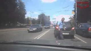 Car Crash Compilation HD #30   Russian Dash Cam Accidents NEW JULY 2013   42