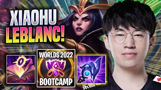 XIAOHU LITERALLY GOD MODE WITH LEBLANC! - RNG Xiaohu Plays Leblanc MID vs Malzahar! | Bootcamp 2022