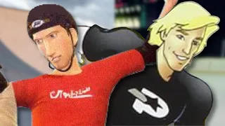 POV When You're Bored but You Want to Make a Video: Wayne Gretzky vs Tony Hawk l ERB Animated