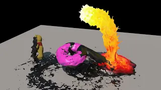 Lava simulation in Houdini!